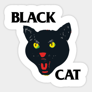 Black Cat Sticker